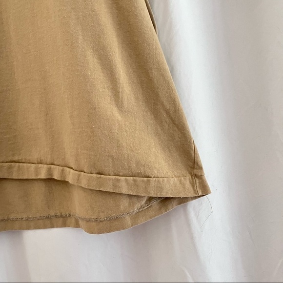 VINTAGE 90s Cottagecore Birds n Birdhouses Clay Dye Look Thick Single Stitch Tee - Picture 6 of 8